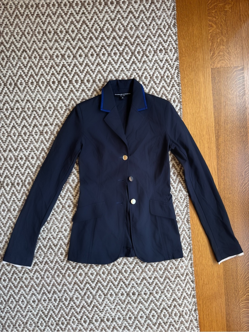 Charles Ancona Women’s Show Coat in Navy Size 6